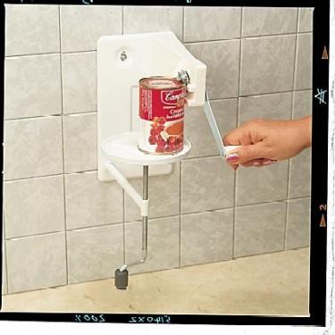Wall-Mounted Can Opener And Stand