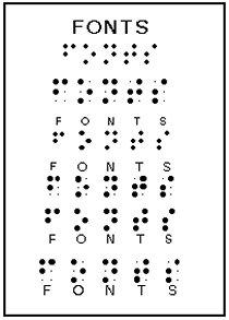 Opus Braille Font Pack