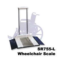 Multipurpose 3-In-1 Wheelchair Scale With Oversized Platform (Model Sr755L)
