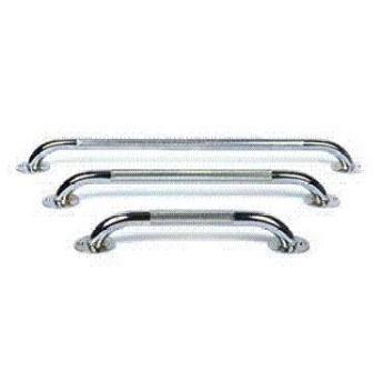 Triple Chrome Plated Steel Grab Bars - Fixed Flange