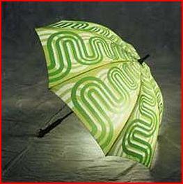 Designer Lighted Umbrella - Slow Flow