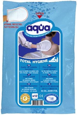 Aqua Total Hygiene Wash Gloves