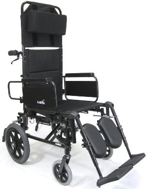 Km-5000-Tp Reclining Transport Wheelchair