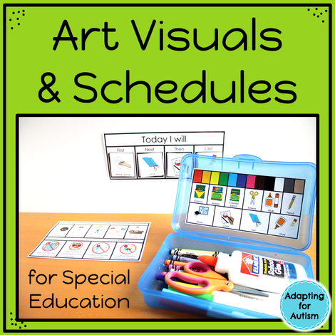 Art Visual Supports and Schedules