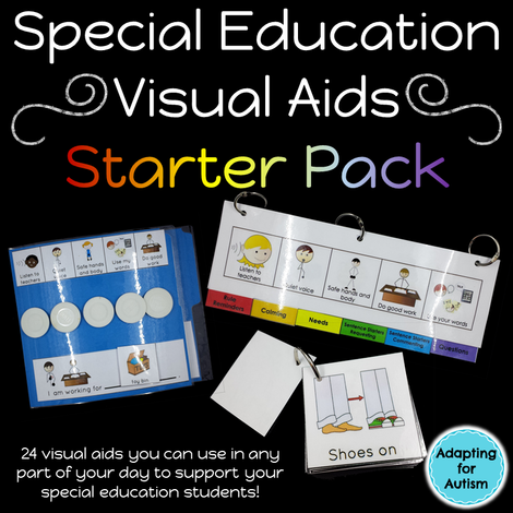 Special Education and Autism Visual Aids: Classroom Starter Pack