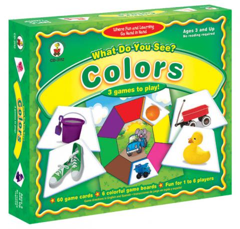 Carson-Dellosa What do You See? Colors Game