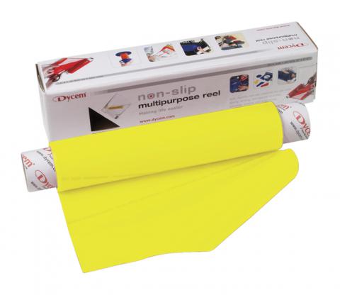 Dycem Non-Slip Material Roll, 16 Inches x 6-1/2 Feet, Yellow