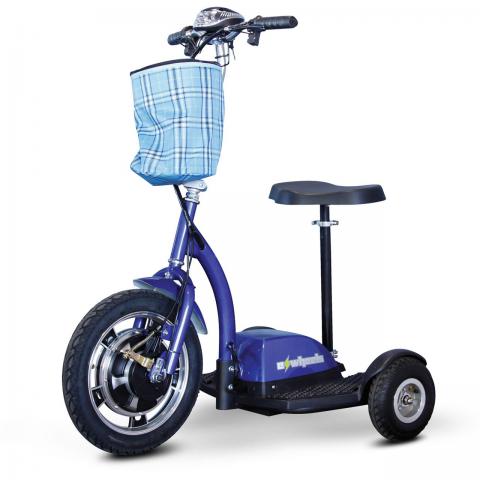 E-Wheels Stand-N-Ride 3-Wheel Electric Mobility Scooter