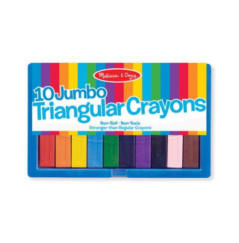 Melissa &amp; Doug Jumbo Triangular Crayons