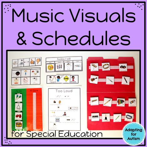 Music Visual Supports and Schedules