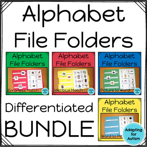 Alphabet File Folder Activities Bundle