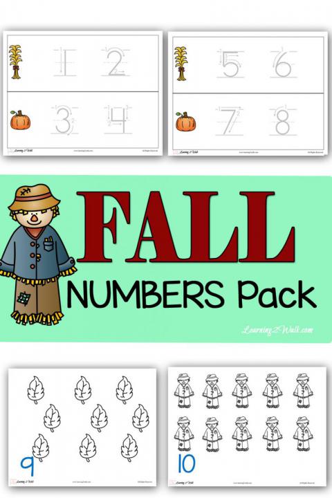 Fall Numbers Pack