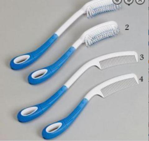 Body Care Long Handle Brushes and Combs Sets