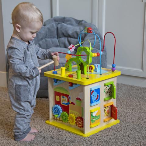 Deluxe Busy Time Play Cube