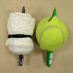 DIY Tennis Ball Pencil Grip